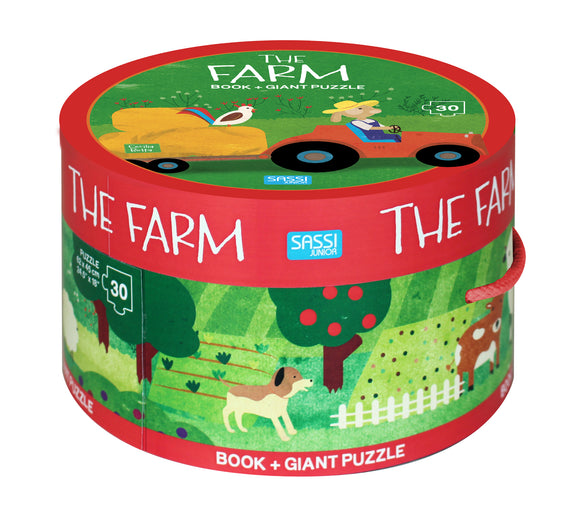 The Farm Giant Puzzle & Book